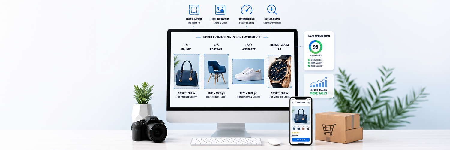 Best Image Sizes for E-commerce Product Photos